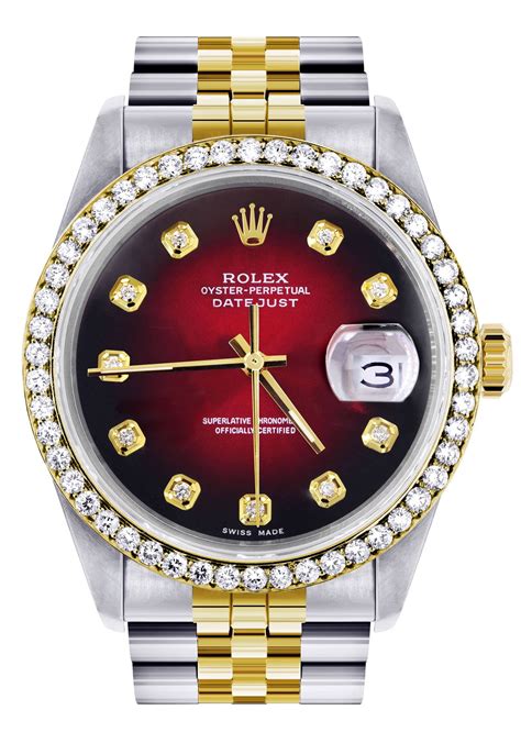 rolex datejust red black date|Rolex Datejust black price.